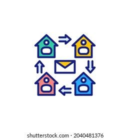 Work Home Icon Vector Logotype Stock Vector (Royalty Free) 2040481376 | Shutterstock