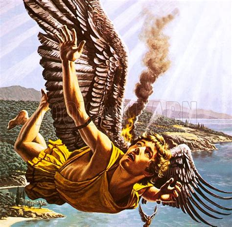 Fall of Icarus stock image | Look and Learn