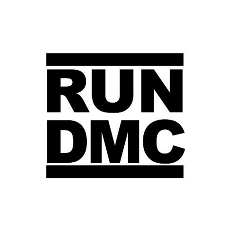 Run Dmc Logo Decal