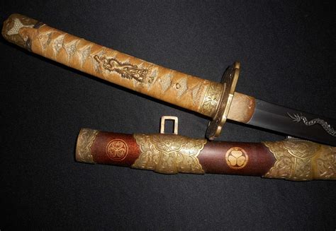 Antique Japanese Samurai TACHI Sword -1860 AD -Old Collection/Dragon Horimono | St Croix Blades