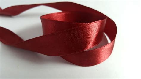 3m Satin Ribbon - 20mm - Maroon | Satin ribbon, Ribbon, Maroon