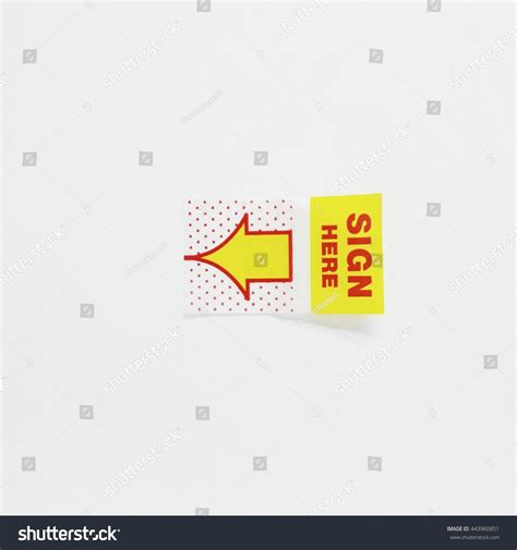 Sign here sticker Images, Stock Photos & Vectors | Shutterstock