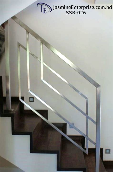 Stainless Steel Staircase Railing Design For Home, Office 26