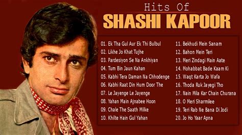 Hits Of Shashi Kapoor Songs | शशि कपूर के हिट गाने | Audio Jukebox - YouTube Music