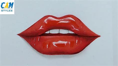 Lips To Draw Color | Lipstutorial.org