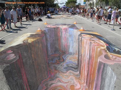 3d Chalk Art Heats Up! | Tracy Lee Stum