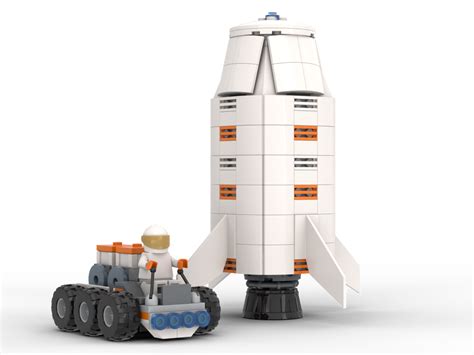 LEGO MOC Mars rocket by terminator1234 | Rebrickable - Build with LEGO