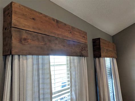 Cornice Board Valance Rustic Cornice Board Wooden Valance | Etsy | Wooden valance, Living room ...