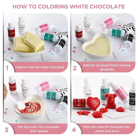 Oil Based Food Coloring for Chocolate - Nomeca 30 Milliliters Upgraded ...