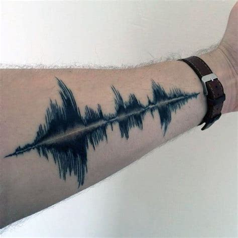 30 Soundwave Tattoo Designs for Men [2023 Inspiration Guide]