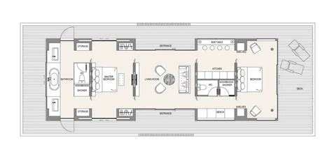 Floating House Floor Plan 1 - e-architect