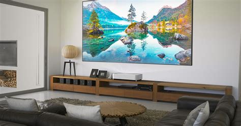 Epson gets real close to the wall with super-UST laser projector