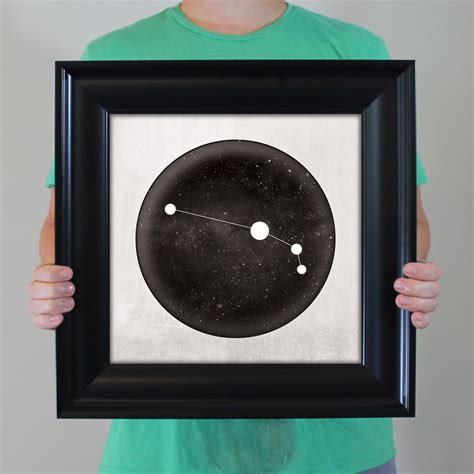 Aries Constellation Art Print by City Prints - The Map Shop