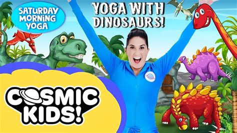 Kids Yoga with Dinosaurs! 🦖 | Dinosaur Videos for Kids | Cosmic Kids ...