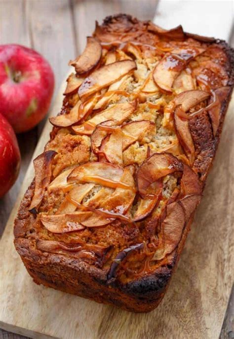 Apple Cinnamon Bread with Caramel - The Cookie Writer