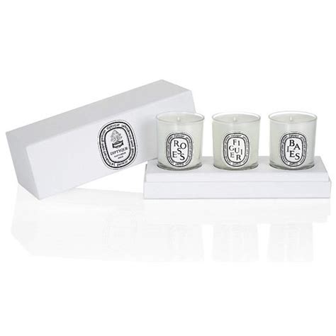 Diptyque - White Mini Candle Gift Set | Candle Delirium