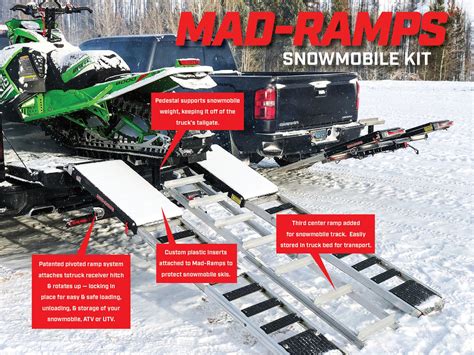 Snowmobile Ramp for Truck | MAD-RAMPS MR0103 Add-On Kit