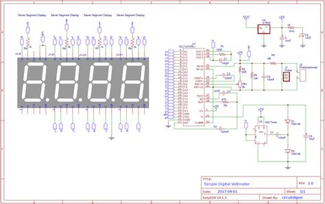 Voltmeter Circuit Diagram