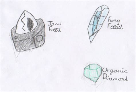 Fakemon Fossils by RedPanda7 on DeviantArt