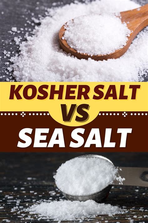 Kosher Salt vs Sea Salt: What's the Difference? - Insanely Good