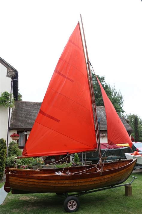 12' traditional wooden sailing dinghy for sale