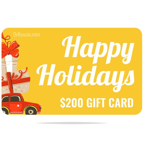 Gift Card - Happy Holidays – The Ruscio Institute LLC