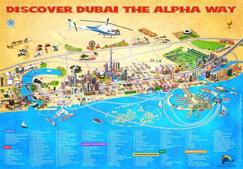 Dubai Tourist Map Dubai Map Travel Infographic Dubai City | Images and Photos finder