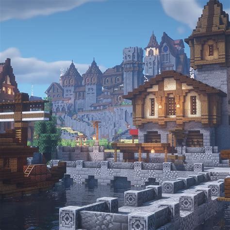 Minecraft medieval city design – Artofit