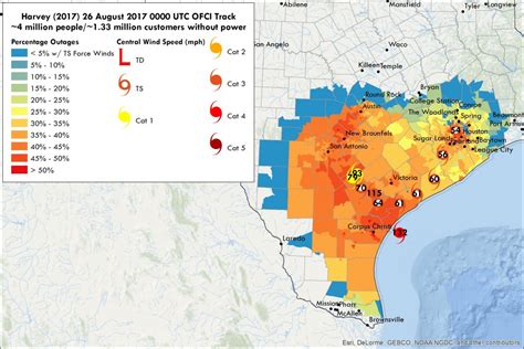 Hurricane Harvey Power Outages |Vehicle To Grid Uk - Power Outage Map ...