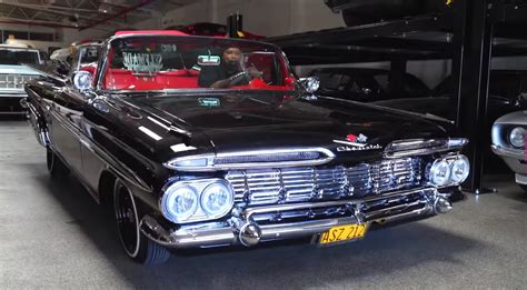 Check Out The 1959 Chevy Impala Lowrider From The Super Bowl