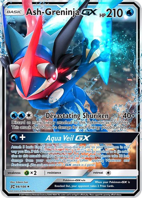 ash greninja gx full art - onelineartdrawingsheart