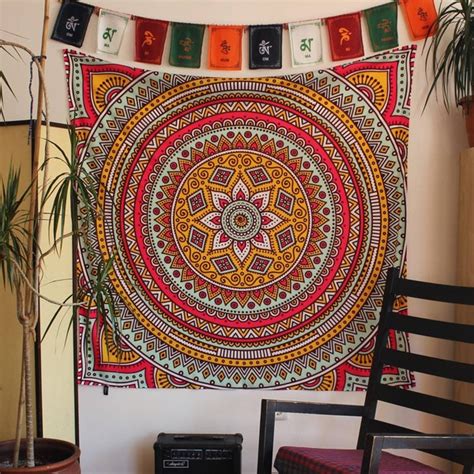 Mandala Tapestry - Etsy