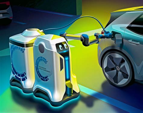 Volkswagen Mobile Charging Robot Can Autonomously Power Up Your Electric Vehicle - TechEBlog