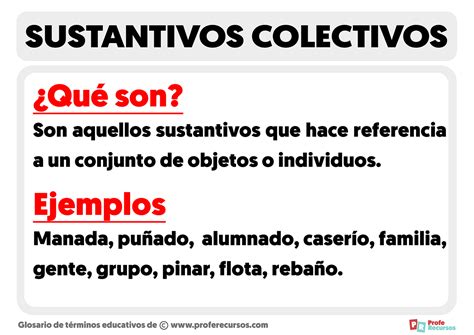 Sustantivos colectivos