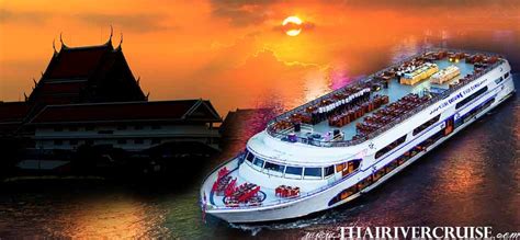 Sunset Cruise Bangkok Cocktail Dinner Boat on Chao phraya River