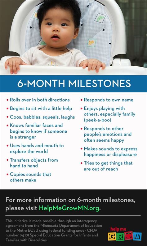 6-month developmental milestones | Baby developmental milestones, Baby month by month ...