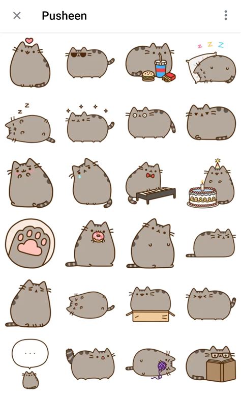 Pusheen The Cat Printable Stickers | Images and Photos finder