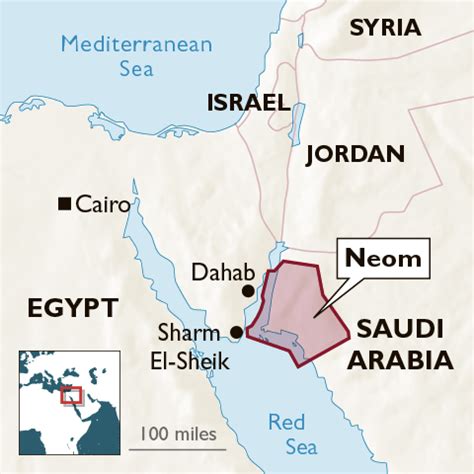 Neom city. A planned $500bn city in Saudi Arabia : r/geography