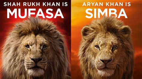 Shah Rukh Khan, Son Aryan to Voice Mufasa, Simba in The Lion King Hindi ...