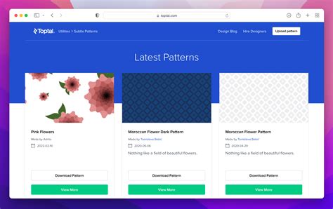 5 websites for finding free patterns and textures for design