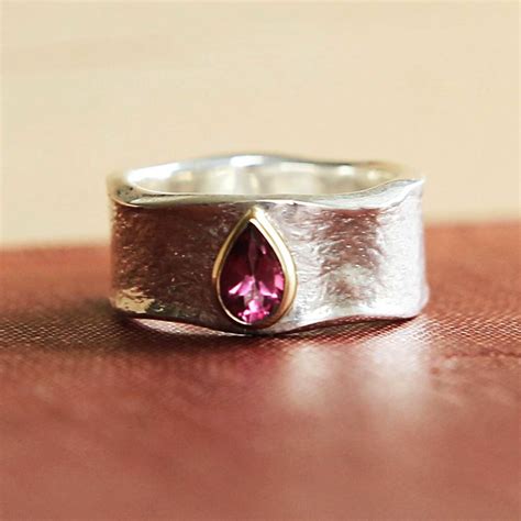 jorinda pink tourmaline october birthstone ring by alison moore designs ...