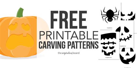 Free Printable Pumpkin Carving Patterns - The Inspiration Board