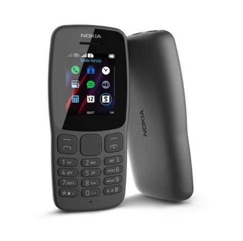 Nokia 106 Dual SIM-Dark Grey - Startech Store