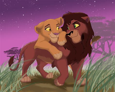 Kovu & Kiara - Kovu & Kiara Fan Art (24339922) - Fanpop