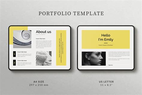 Portfolio Template Landscape 2 - Design Cuts