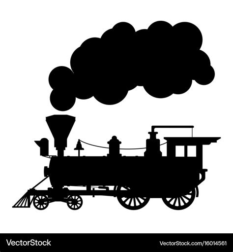 Steam Train Silhouette