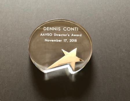 The Director's Award | aavso