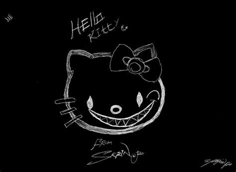 Black Hello Kitty Wallpapers - Top Free Black Hello Kitty Backgrounds - WallpaperAccess