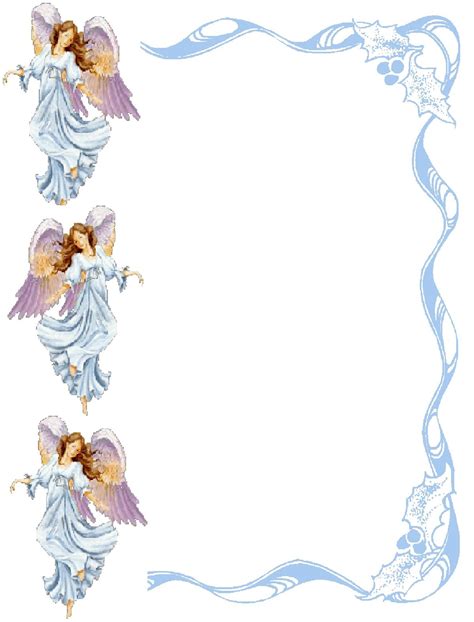 Angel Borders and Frames | Christian Images In My Treasure Box | Clip art frames borders, Clip ...