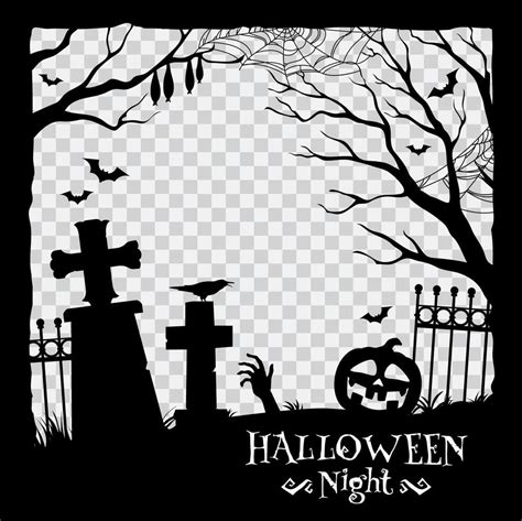 Halloween social media post frame for holiday 47447032 Vector Art at Vecteezy